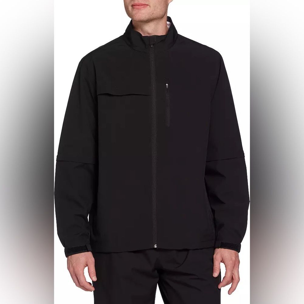 NWT Walter Hagen Golf 2 in 1 Rain Jacket in Black - Size Small